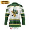 Pittsburgh Penguins St Patrick Day Personalized Custom Hockey Jersey, Trending Gifts For Fans - Vesles2014s