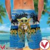 Pittsburgh Pirates & Baby Yoda Hawaiian Shirt And Short, Unique Gifts For Friends - Vesles2014S 1