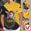 Pittsburgh Pirates Since 1887 Black Yellow Hawaiian Shirt And Short, Unique Gifts For Friends - Vesles2014S 1