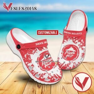 Pizza Hut Logo Crocs Shoes For Men And Women, Unique Clogs Shoes For Fans - Vesles2014S