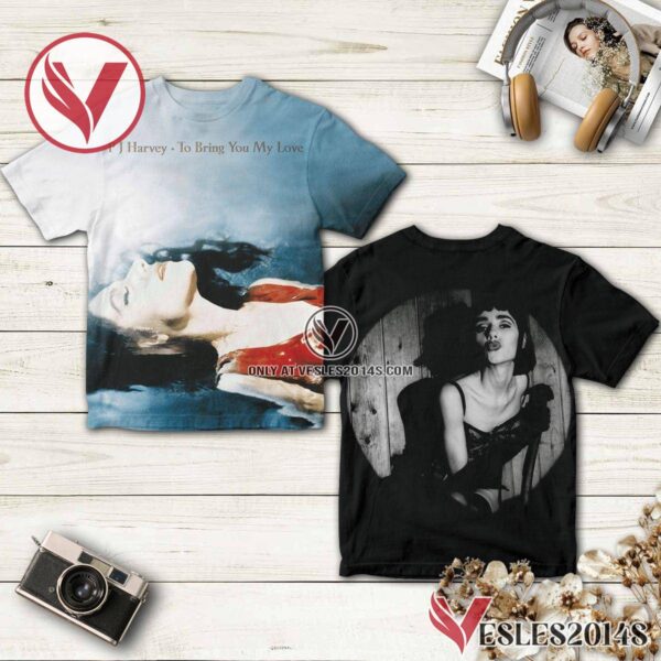 Pj Harvey To Bring You My Love Album Cover Shirt, Unique Gifts For Music Lovers - Vesles2014S