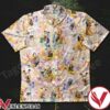 Pluto Cartoon Starbucks Flower Orange Check Hawaiian Shirt, Unique Gifts For Friends - Vesles2014S 1