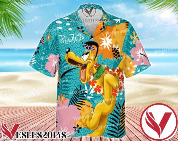 Pluto Mickey Mouse Hawaiian Shirt, Unique Gifts For Friends - Vesles2014S 1