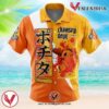 Pochita Chainsaw Man Hawaiian Button Up Shirt, Perfect Gifts For Anime Lovers - Vesles2014S