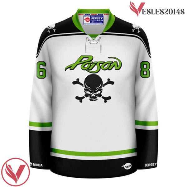 Poison - Crossbones Hockey Jersey - Vesles2014S 2