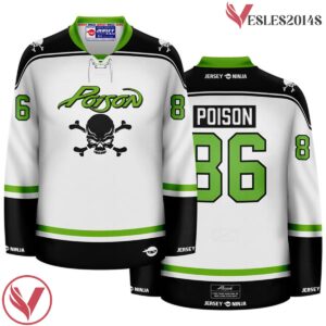 Poison - Crossbones Hockey Jersey - Vesles2014S