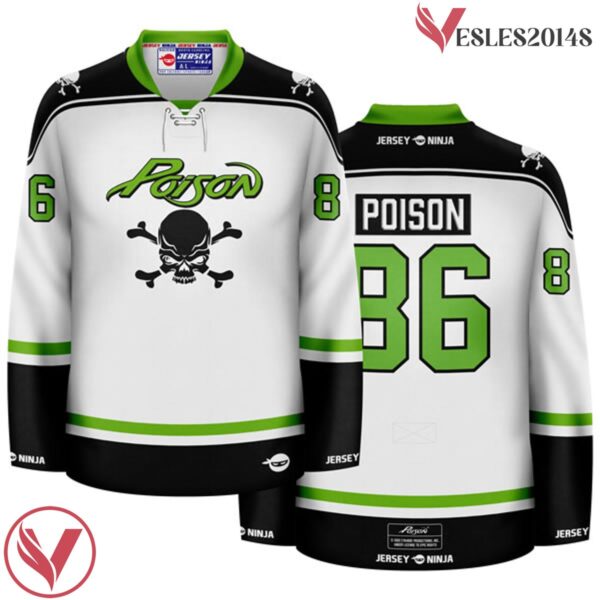 Poison - Crossbones Hockey Jersey - Vesles2014S