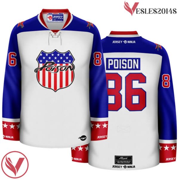 Poison - Stars and Stripes Hockey Jersey - Vesles2014S