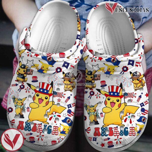 Pokemon Anime Crocs Crocband Clogs Shoes Comfortable For Men Women and Kids Style 7, Unique Gift From  Vesles2014S