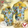 Pokemon Eevee Evolution Floral For Men And Women Graphic Print Short Sleeve Hawaiian Casual Shirt Vesles2014S