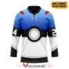 Pokemon Trainers Great Ball Custom Hockey Jersey, Trending Gifts For Fans - Vesles2014s
