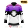 Pokemon Trainers Master Ball Personalized Hockey Jersey, Trending Gifts For Fans - Vesles2014s