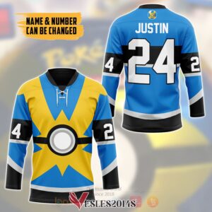 Pokemon Trainers Quick Ball Custom Hockey Jersey, Trending Gifts For Fans - Vesles2014s 2
