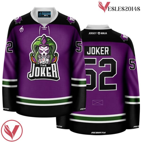 Poker Night Jokers Wild Hockey Jersey - Vesles2014S