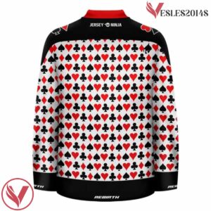 Poker Night Ugly Sweater Hockey Jersey - Vesles2014S 3