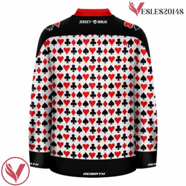 Poker Night Ugly Sweater Hockey Jersey - Vesles2014S 3