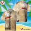 Polynesian Beige Guinness Beer Hawaiian Shirt, Best Summer Gifts For Fans - Vesles2014S
