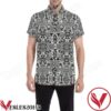 Polynesian Tribal Black White Hawaiian Shirt, Unique Gifts For Friends - Vesles2014S 1