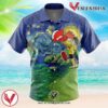 Ponyo Starry Night Hawaiian Button Up Shirt, Perfect Gifts For Anime Lovers - Vesles2014S