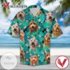 Poodle Dogs Hawaiian Graphic Print Short Sleeve Hawaiian Casual Shirt Vesles2014S
