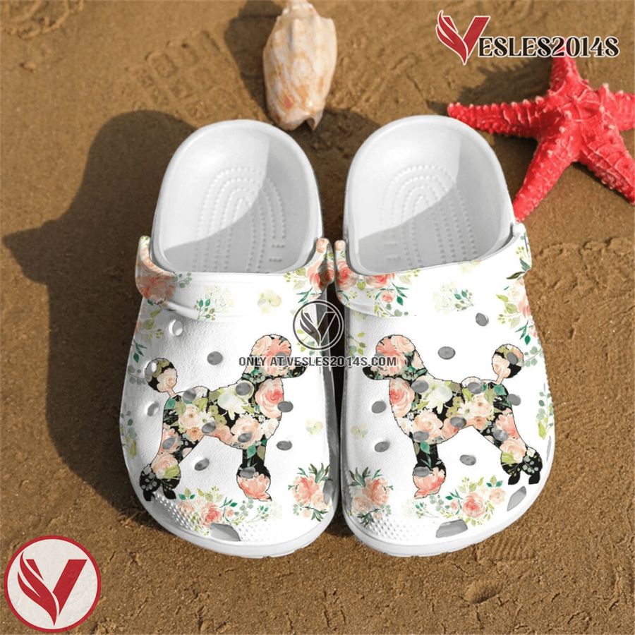 Poodle shoes Crocs Crocband Clogs Shoes For Men Women, Unique Gift From Vesles2014S