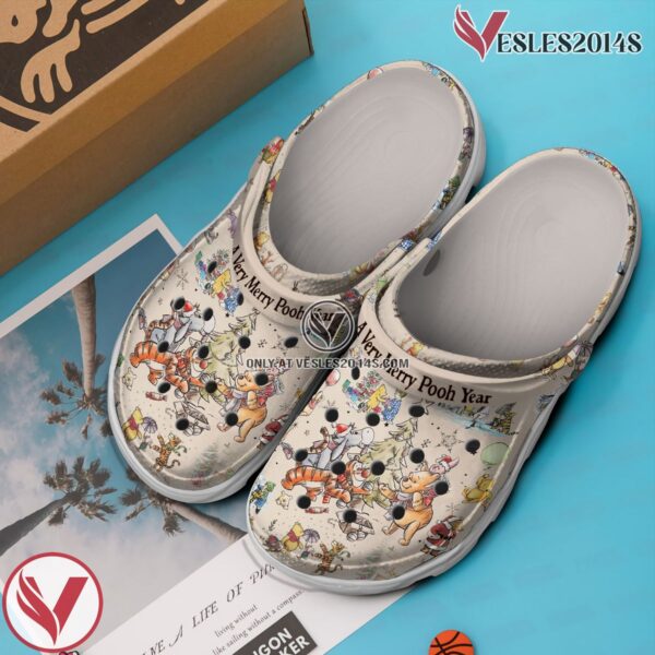 Pooh And Friends Cartoon Crocs Crocband Clogs Shoes Comfortable For Men Women and Kids Style 5, Unique Gift From  Vesles2014S 3