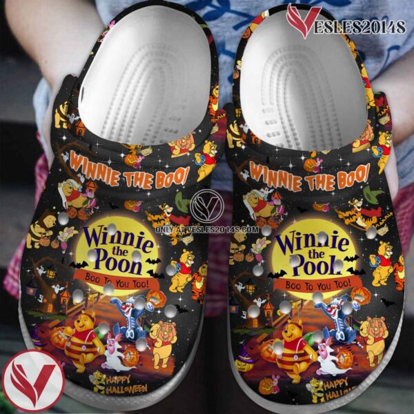 Pooh And Friends Cartoon Crocs Crocband Clogs Shoes Comfortable For Men Women and Kids Style 7, Unique Gift From  Vesles2014S