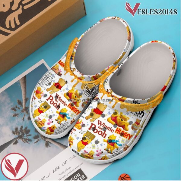 Pooh And Friends Cartoon Crocs Crocband Clogs Shoes Comfortable For Men Women and Kids Style 8, Unique Gift From  Vesles2014S 2