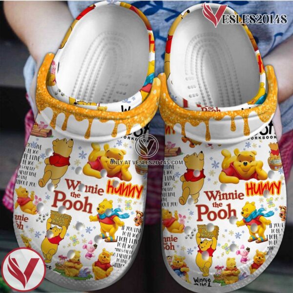 Pooh And Friends Cartoon Crocs Crocband Clogs Shoes Comfortable For Men Women and Kids Style 8, Unique Gift From  Vesles2014S