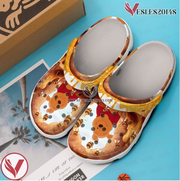 Pooh And Friends Cartoon Crocs Crocband Clogs Shoes Comfortable For Men Women and Kids Style 9, Unique Gift From  Vesles2014S 2