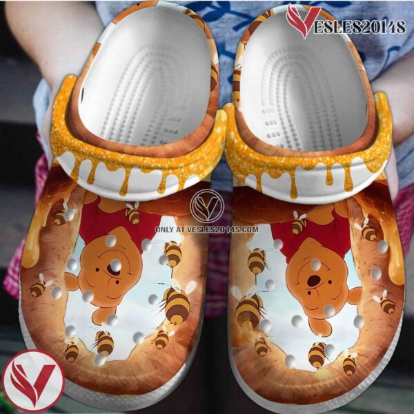 Pooh And Friends Cartoon Crocs Crocband Clogs Shoes Comfortable For Men Women and Kids Style 9, Unique Gift From  Vesles2014S