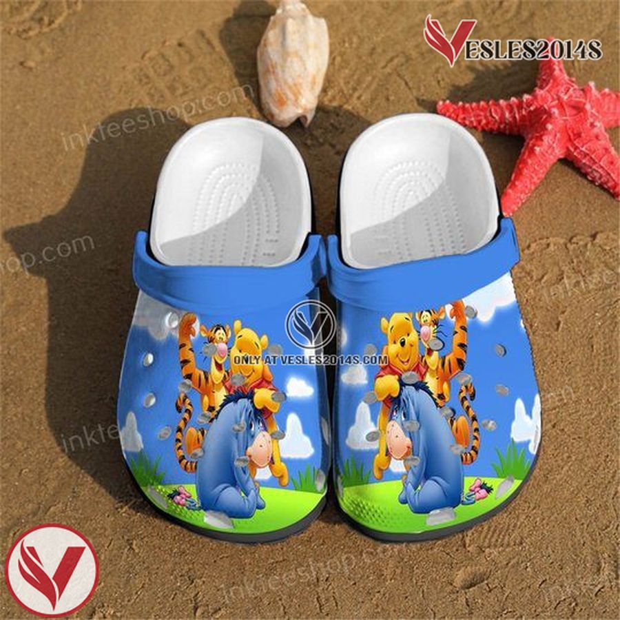 Pooh Bear And Friends Cartoon Crocs Crocband Shoes Clogs Custom Name For Men Women And Kids, Unique Gift From Vesles2014S