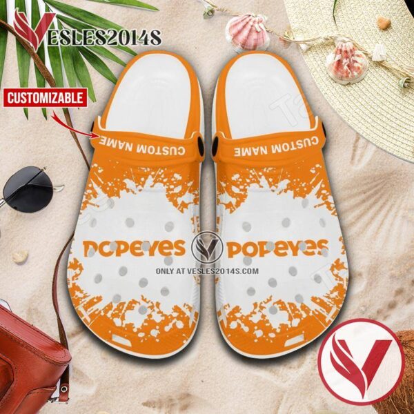 Popeyes Logo Crocs Shoes For Men And Women, Unique Clogs Shoes For Fans - Vesles2014S 1