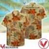 Porsche Orange Hibiscus Hawaiian Shirt, Unique Gifts For Friends - Vesles2014S 1