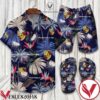 Porsche Saussurea Obvallata Combo Hawaiian Shirt, Beach Shorts And Flip Flop, Unique Gifts For Friends - Vesles2014S 1
