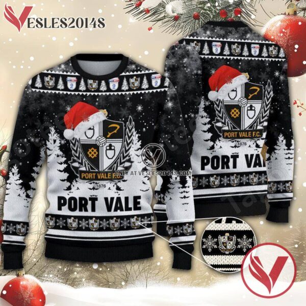 Port Vale Sport Ugly Christmas Sweater, Unique Gifts For Fans - Vesles2014aS 1
