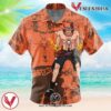 Portgas D Ace Aloha OP Hawaiian Button Up Shirt, Perfect Gifts For Anime Lovers - Vesles2014S