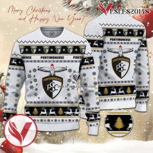 Portimonense Futebol SAD Sport Ugly Christmas Sweater, Unique Gifts For Fans - Vesles2014aS 1