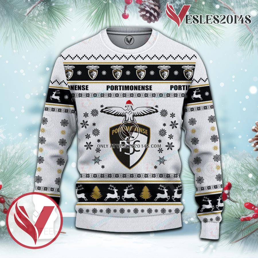Portimonense Futebol SAD Sport Ugly Christmas Sweater, Unique Gifts For Fans - Vesles2014aS 2