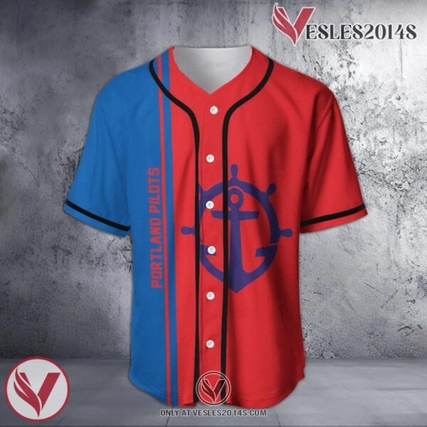 Portland Pilots Baseball Jersey Half Style NCAA, Unique Gifts For Fans - Vesles2014s