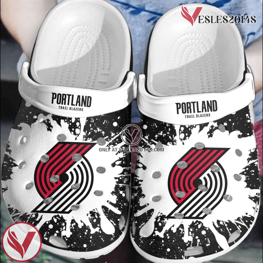Portland Trail Blazers Basketball Club Comfortable Clogs Crocband Shoes For Men Women, Unique Gift From Vesles2014S