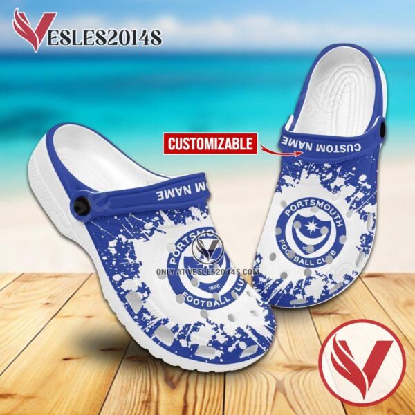 Portsmouth Custom Crocs Shoes For Men And Women, Unique Clogs Shoes For Fans - Vesles2014S