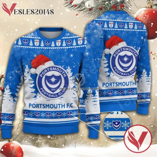 Portsmouth Sport Ugly Christmas Sweater, Unique Gifts For Fans - Vesles2014aS 1