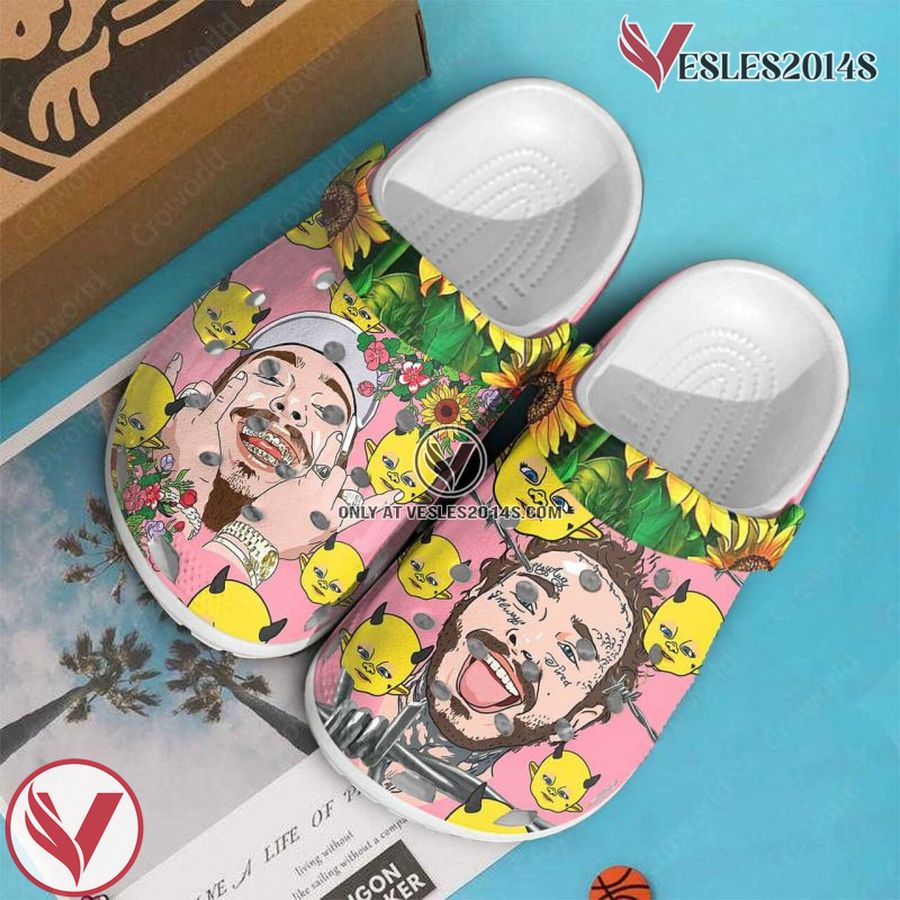 Post Malone Crocband Clogs, Unique Gift From Vesles2014S