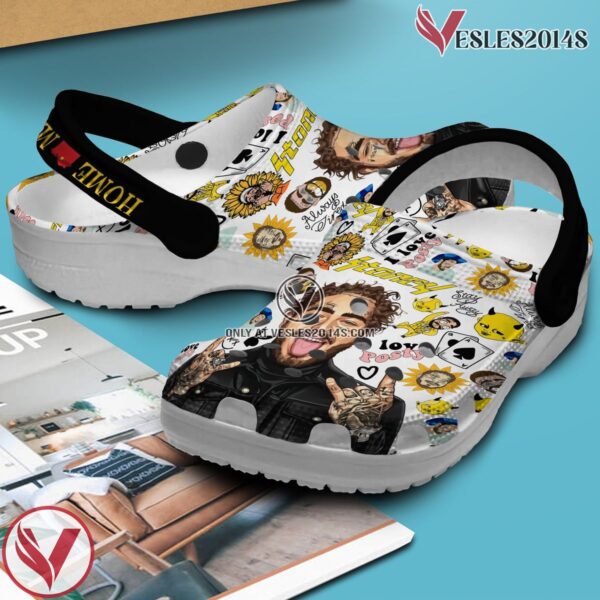 Post Malone Rapper Music Crocs Crocband Clogs Shoes, Unique Gifts For Fans Style 5 - Vesles2014S 3