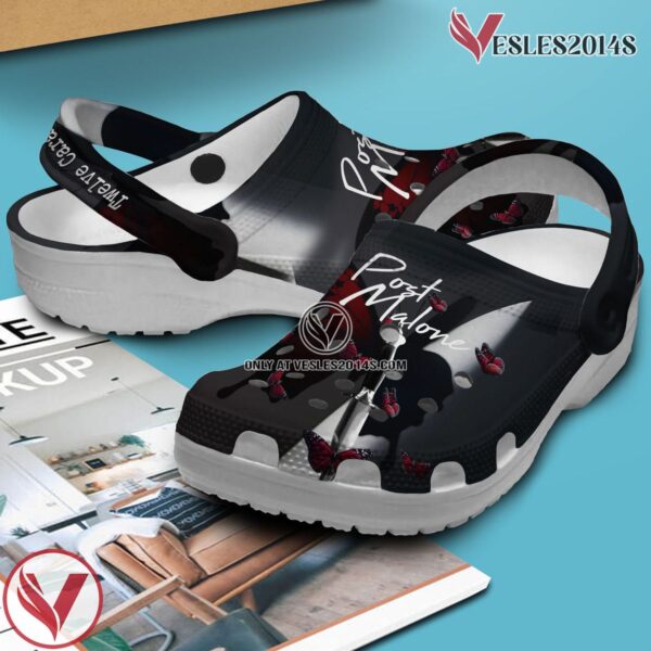Post Malone Twelve Carat Toothache Music Crocs Crocband Clogs Shoes, Unique Gifts For Fans - Vesles2014S 2