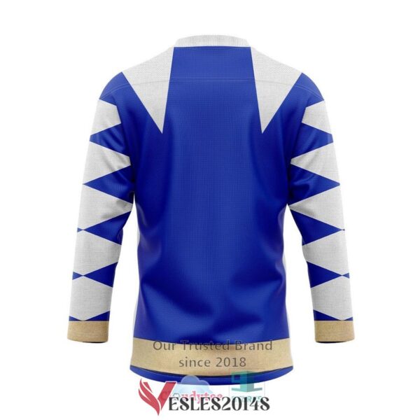 Power Ranger Dino Thunder Blue Hockey Jersey, Trending Gifts For Fans - Vesles2014s 1