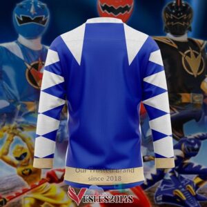 Power Ranger Dino Thunder Blue Hockey Jersey, Trending Gifts For Fans - Vesles2014s 3