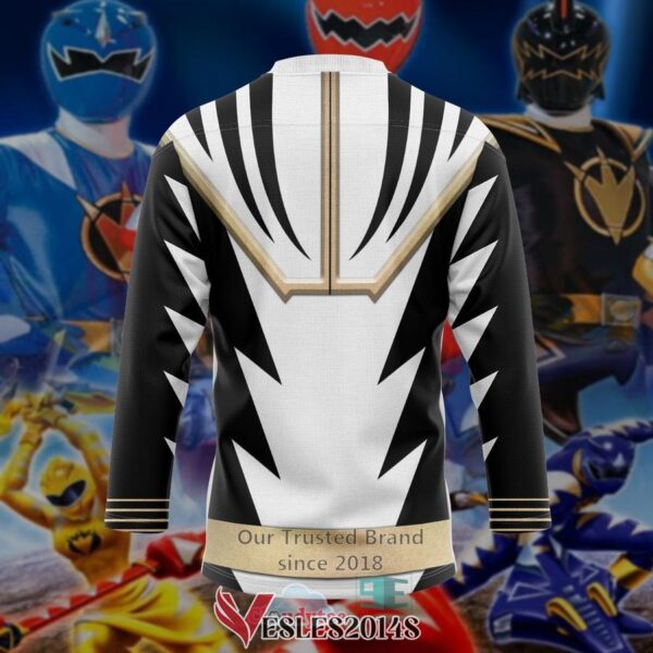 Power Ranger Dino Thunder White Hockey Jersey, Trending Gifts For Fans - Vesles2014s 3