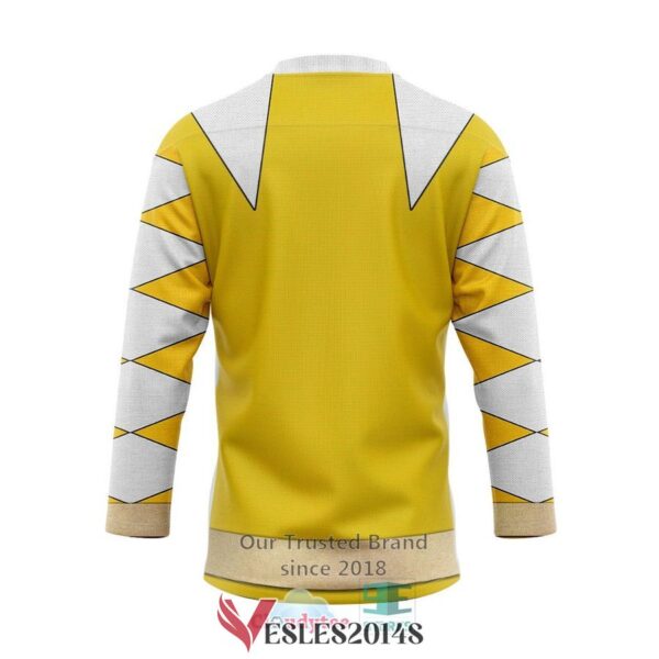 Power Ranger Dino Thunder Yellow Hockey Jersey, Trending Gifts For Fans - Vesles2014s 1